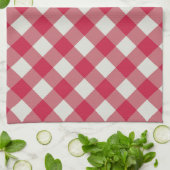 Beautiful Diamond Gingham Pattern Tea Towel Geschirrtuch (Gefaltet)