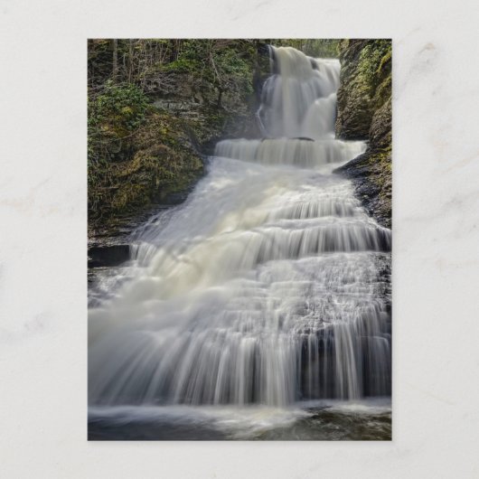 Beautiful Dingmans Falls Postkarte (Vorderseite)