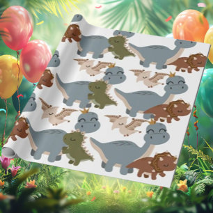 Beautiful Dinosaurier Boho Wrapping Paper Geschenkpapier