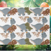 Beautiful Dinosaurs Boho Seidenpapier