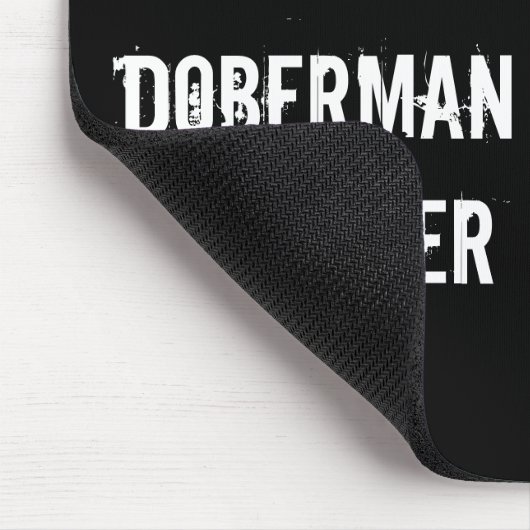 Beautiful Doberman Pinscher Mouse Pad Mousepad (Ecke)