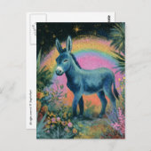 Beautiful Donkey Postkarte (Vorne/Hinten)