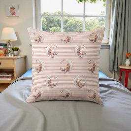 Beautiful Double Sided Watercolor Teddy Bear Kissen