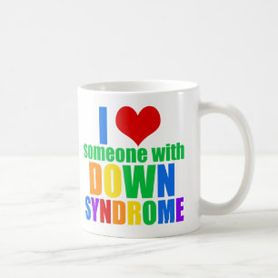 Beautiful Down Syndrome Liebe Rainbow Kaffeetasse