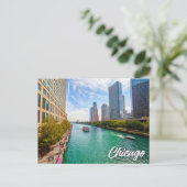 Beautiful Downtown Chicago, Illinois, USA Postkarte (Stehend Vorderseite)
