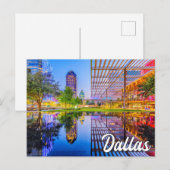 Beautiful Downtown Dallas, Texas, USA Postkarte (Vorne/Hinten)