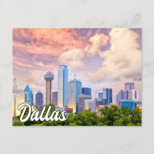Beautiful Downtown Dallas, Texas, USA Postkarte