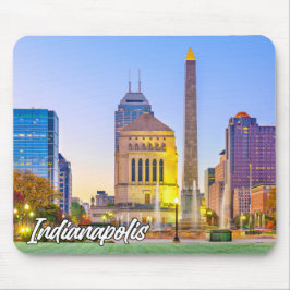 Beautiful Downtown Indianapolis, Indiana, USA Mousepad