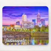 Beautiful Downtown Indianapolis, Indiana, USA Mousepad (Vorne)