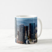 Beautiful Downtown Los Angeles California Skyline Kaffeetasse (VorderseiteRechts)