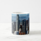 Beautiful Downtown Los Angeles California Skyline Kaffeetasse (Mittel)