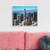 Beautiful Downtown Los Angeles California Skyline Leinwanddruck (Insitu (Wohnzimmer))