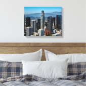 Beautiful Downtown Los Angeles California Skyline Leinwanddruck (Insitu (Schlafzimmer))