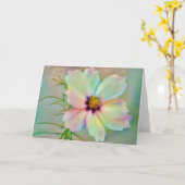 Beautiful Dream Blume Kunst Karte (Gelbe Blume)