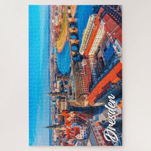 Beautiful Dresden, Deutschland Puzzle (Vertikal)