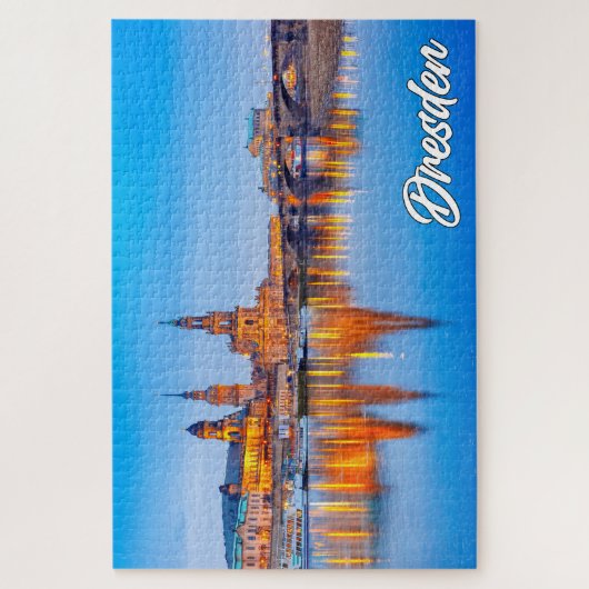 Beautiful Dresden, Deutschland Puzzle (Vertikal)