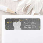 Beautiful Dress on Gold Hanger Brautparty Party (Insitu)