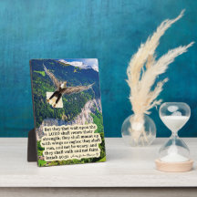 Beautiful Eagle Scripture Plaque Isaiah 40:31