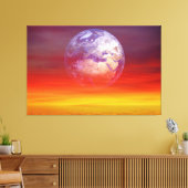 beautiful earth with the sunset at dusk leinwanddruck (Insitu (Wohnzimmer))