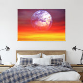 beautiful earth with the sunset at dusk leinwanddruck (Insitu (Schlafzimmer))
