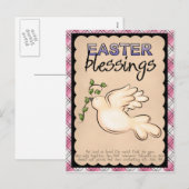 Beautiful Easter Postcard Feiertagspostkarte (Vorne/Hinten)