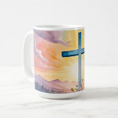 Beautiful Easter Watercolor Art Kaffeetasse (Vorderseite Links)