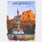 Beautiful Edinburgh Castle Watercolor Magnet (Vorderseite)
