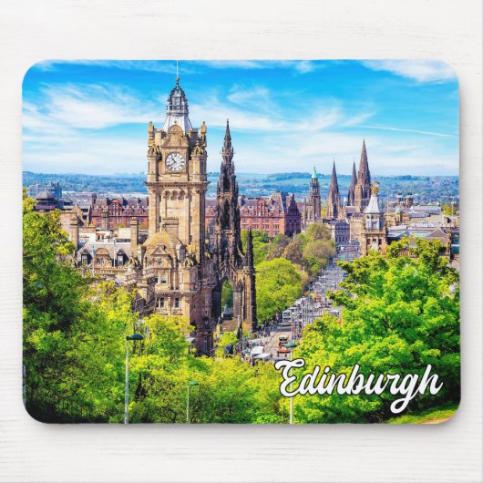 Beautiful Edinburgh, Schottland, Großbritannien Mousepad (Vorne)