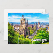 Beautiful Edinburgh, Schottland, Großbritannien Postkarte (Vorne/Hinten)