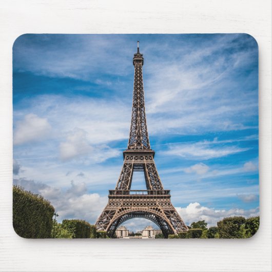 Beautiful Eiffel Tower Paris Frankreich Mousepad (Vorne)