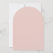 Beautiful Elegant Floral Bridal Shower Einladung (Rückseite)