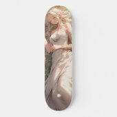 Beautiful Elf Girl Anime Skateboard (Vorderseite)