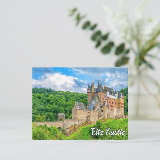 Beautiful Eltz Castle, Deutschland Postkarte (Stehend Vorderseite)
