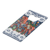 Beautiful Embroidered Horse Geldbeutel Flaschenöffner (Vorderseite Schrägansicht)