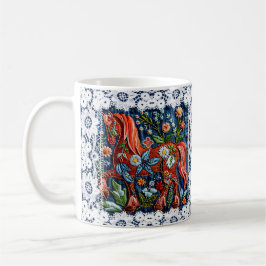 Beautiful Embroidered Horse Kaffeetasse