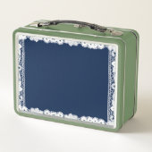 Beautiful Embroidered Horse Metall Brotdose (Rückseite)