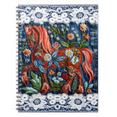 Beautiful Embroidered Horse Notizblock (Vorderseite)