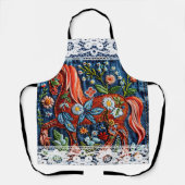 Beautiful Embroidered Horse Schürze (Vorderseite)