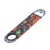 Beautiful Embroidered Horse Speed Flaschenöffner (Rückseite Schrägansicht)