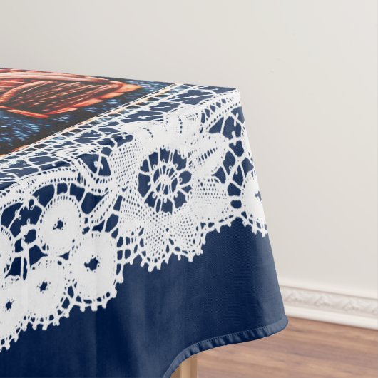 Beautiful Embroidered Horse Tischdecke (Beispiel)