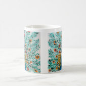 Beautiful Emerald Green Turquoise Peacock Kaffeetasse (Mittel)