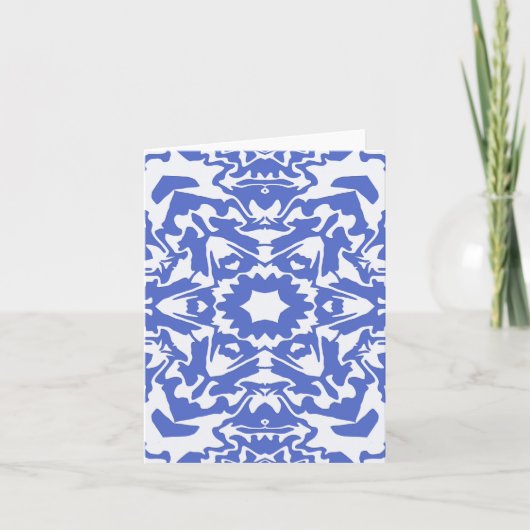 Beautiful en Bleu.... Karte (Vorderseite)