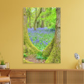 Beautiful English Bluebell Wood Leinwanddruck (Insitu (Wohnzimmer))