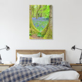 Beautiful English Bluebell Wood Leinwanddruck (Insitu (Schlafzimmer))