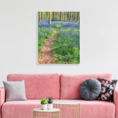 Beautiful English Bluebell Wood Leinwanddruck (Insitu (Wohnzimmer))