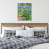 Beautiful English Bluebell Wood Leinwanddruck (Insitu (Schlafzimmer))