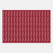 Beautiful Ethnic Girl Personalisiert Geschenkpapier Set (Vorderseite 3)