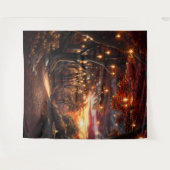 Beautiful Evening Wedding Backdrop Wandteppich (Vorderseite (Horizontal))