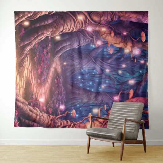 Beautiful Evening Wedding Backdrop Wandteppich (Beispiel (Horizontal))