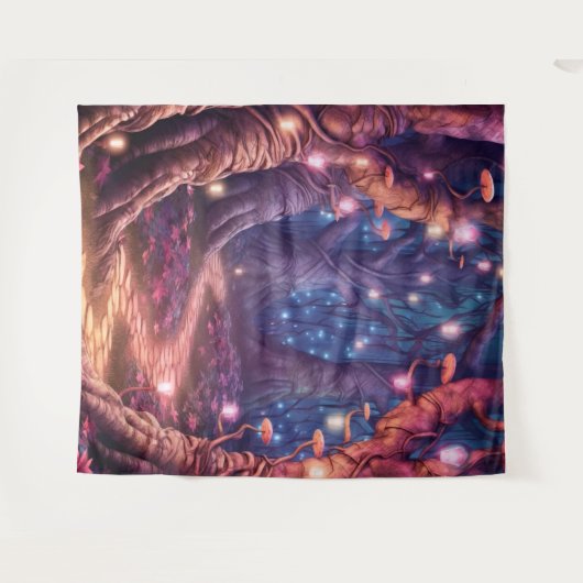 Beautiful Evening Wedding Backdrop Wandteppich (Vorderseite (Horizontal))